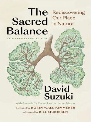 cover image of The Sacred Balance, 25th anniversary edition